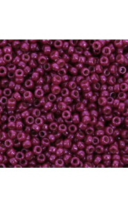 Miyuki rocailles Perlen 11/0 - Dyed opaque fuchsia luster 11-1465L